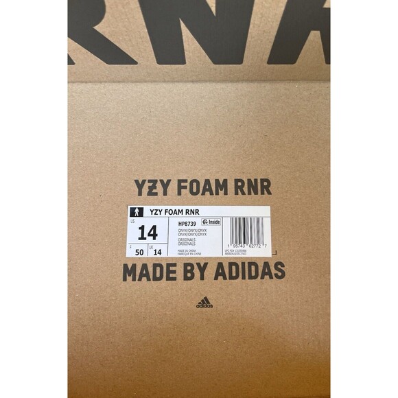 Adidas Yeezy Foam Runner RNR "Onyx" Men's Size 14 HP8739 - Picture 11 of 12